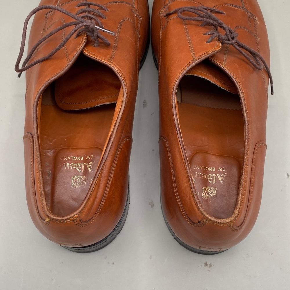 Alden Brown Leather Men's Oxfords (lot 430) - Picture 7 of 13